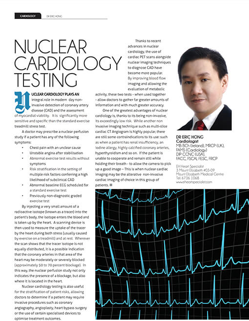 Media 2014 Nuclear Cardiology Testing